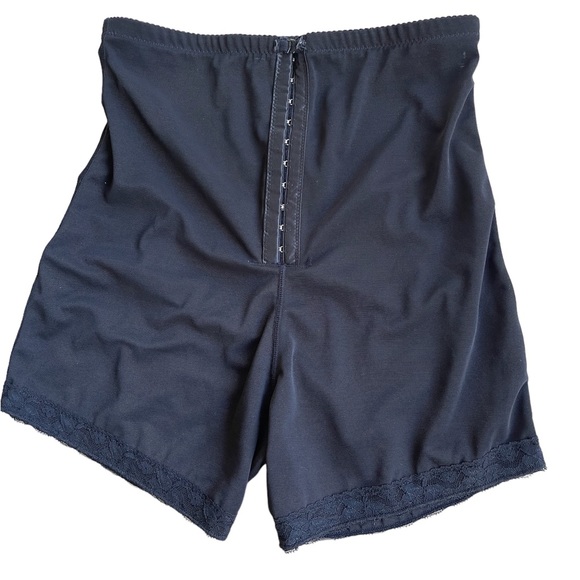 Shapewear Slimmimg Shorts For WomenTummy High Rise Black Lace Hem Body Shaper - Picture 3 of 6